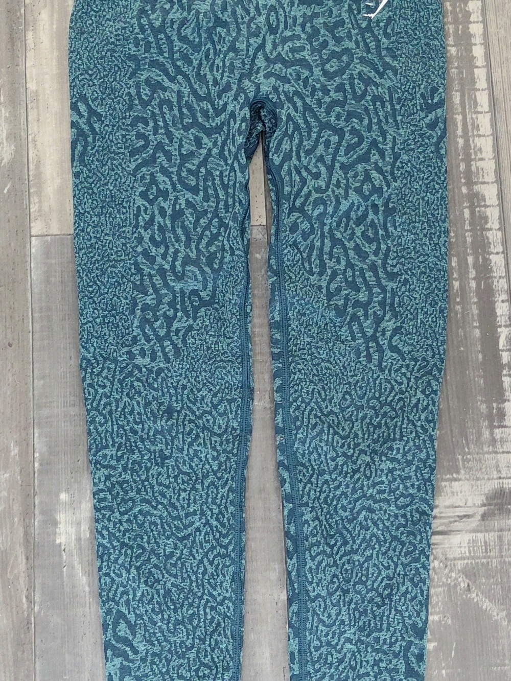 Gymshark Animal Adapt Print Teal Patterned Leggings